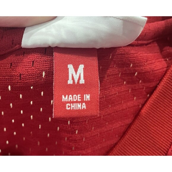 Mitchell & Ness Golden State Warriors Red Shoe Palace 25 NBA Jersey Men’s Medium - Picture 5 of 9